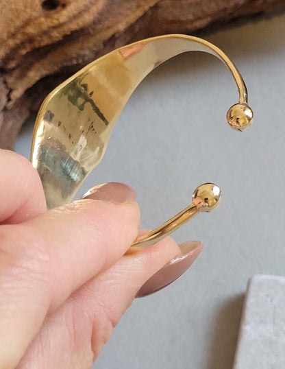 Gold detailed bracelet / Traditional / Intricate patterns / Cuff / Unique / Bracelet / Tribal / Ethnic / Jewellery / Brass