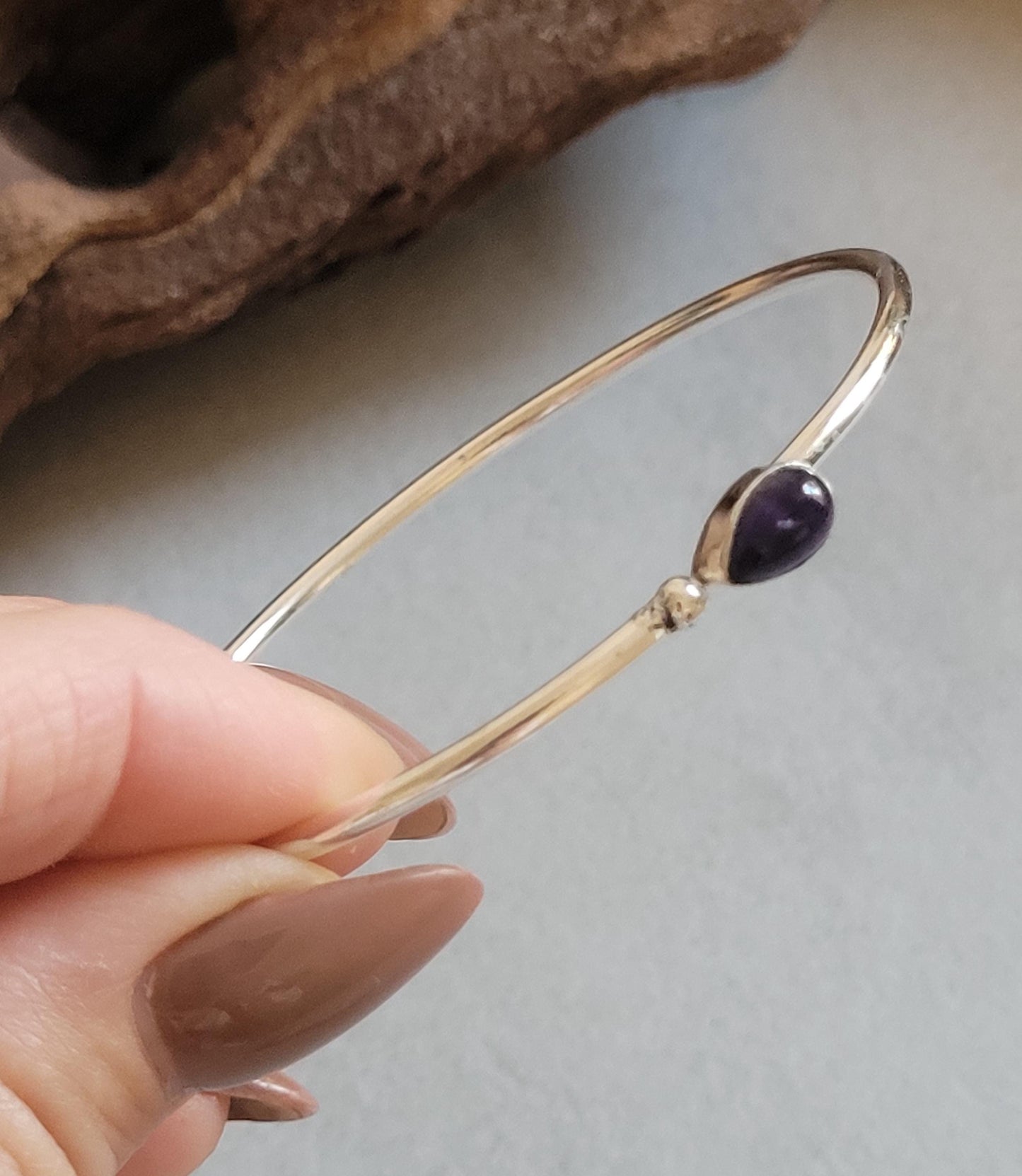 Silver bangle / Silver bracelet / Bracelet / Silver / Cute/ Boho / Minimal / Minimalist / Minimal / Elegant / Stackable