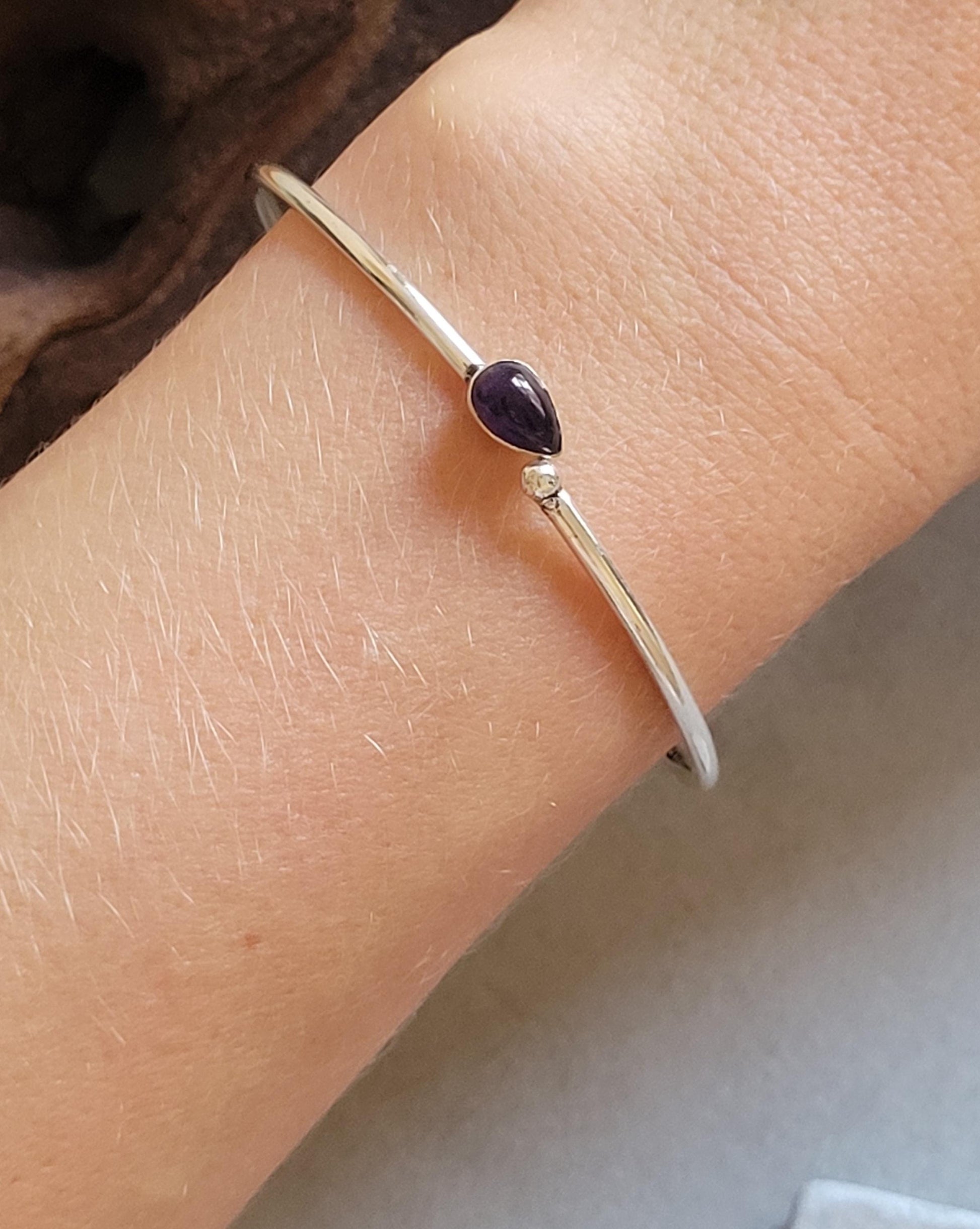 Silver bangle / Silver bracelet / Bracelet / Silver / Cute/ Boho / Minimal / Minimalist / Minimal / Elegant / Stackable