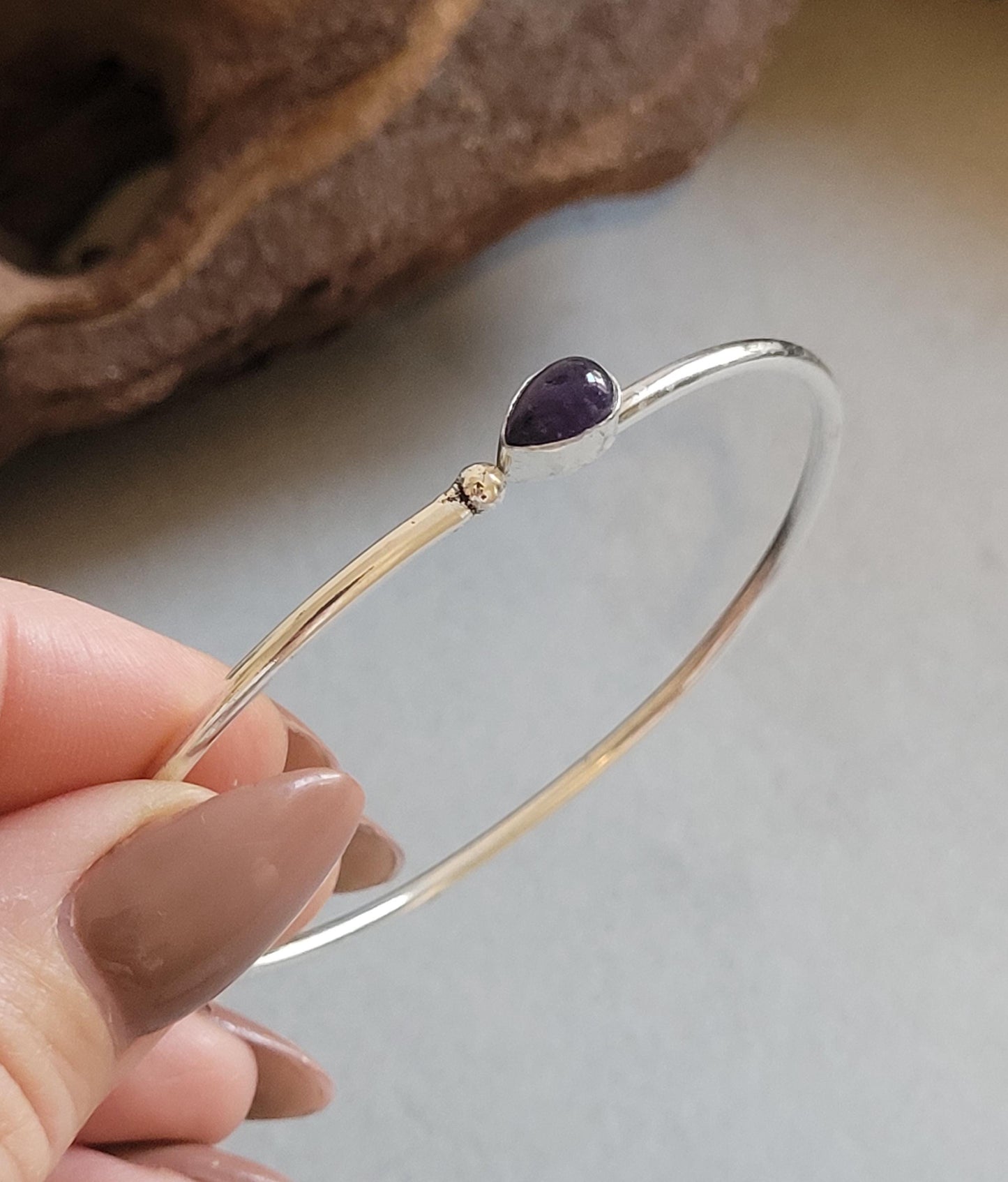 Silver bangle / Silver bracelet / Bracelet / Silver / Cute/ Boho / Minimal / Minimalist / Minimal / Elegant / Stackable