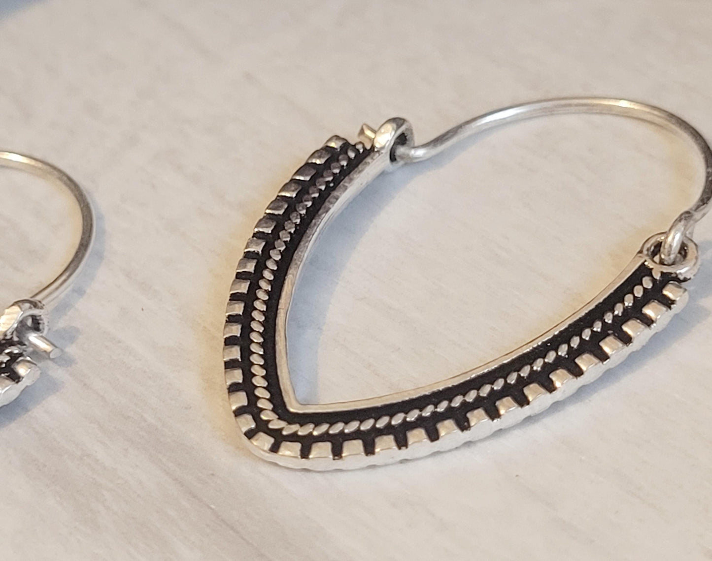 Dainty Silver Plated Hoop Earrings: Minimalist Bohemian Jewelry