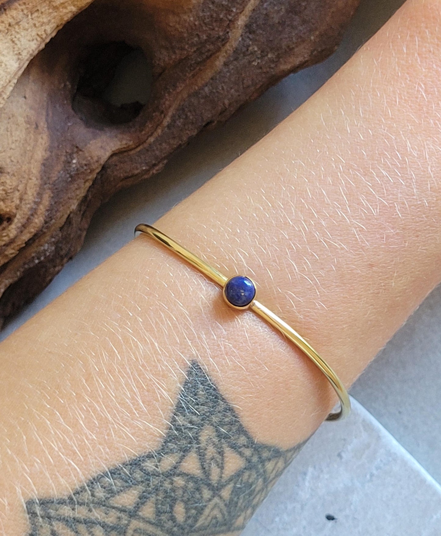 Brass bangle / Gold bracelet / Bracelet / Golden / Brass / Boho / Minimal / Minimalist / Minimal / Elegant / Stackable