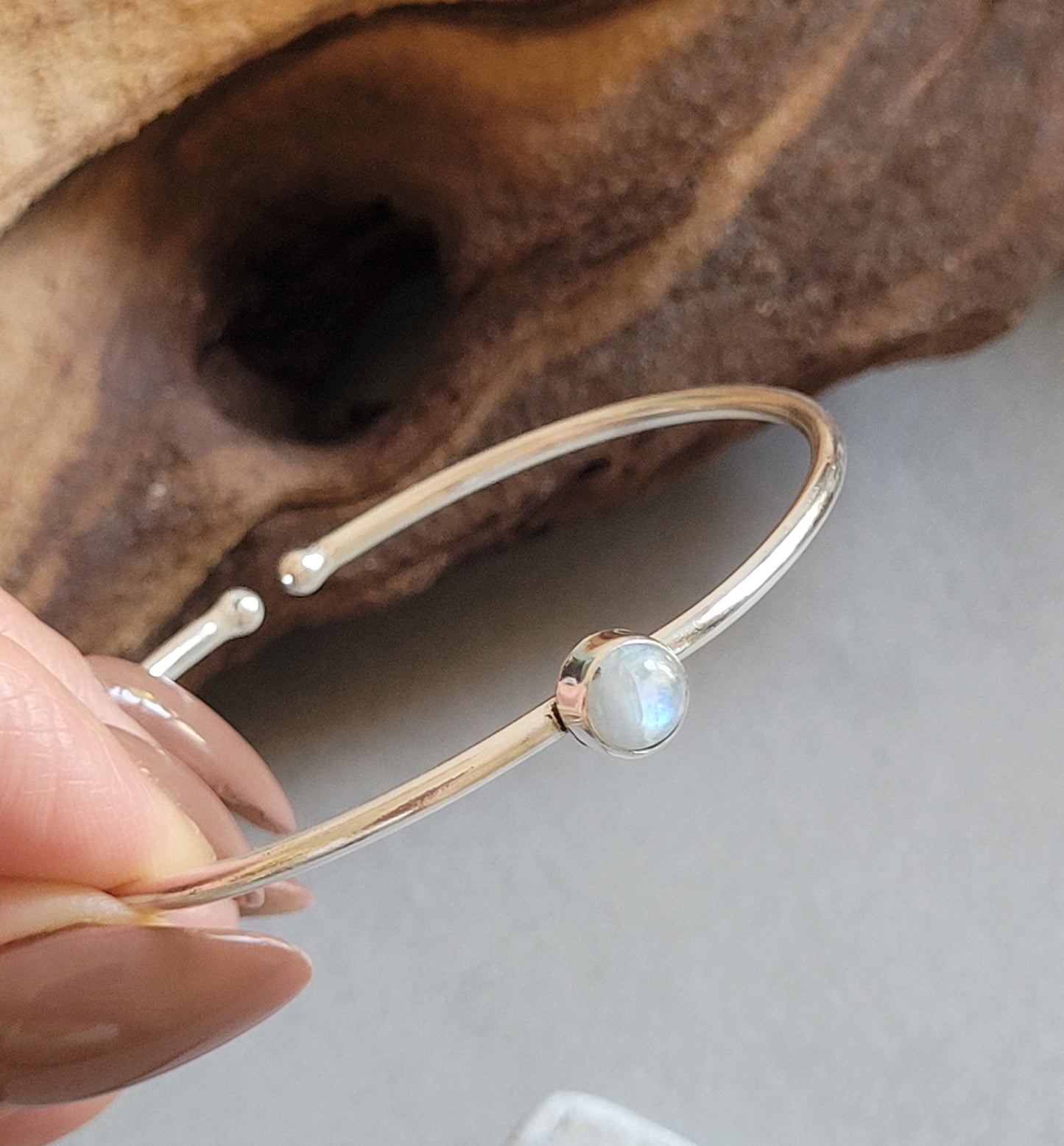 Silver bangle / Cute bracelet / Bracelet / Silver / Gift idea / Boho / Minimal / Minimalist / Minimal / Elegant / Stackable