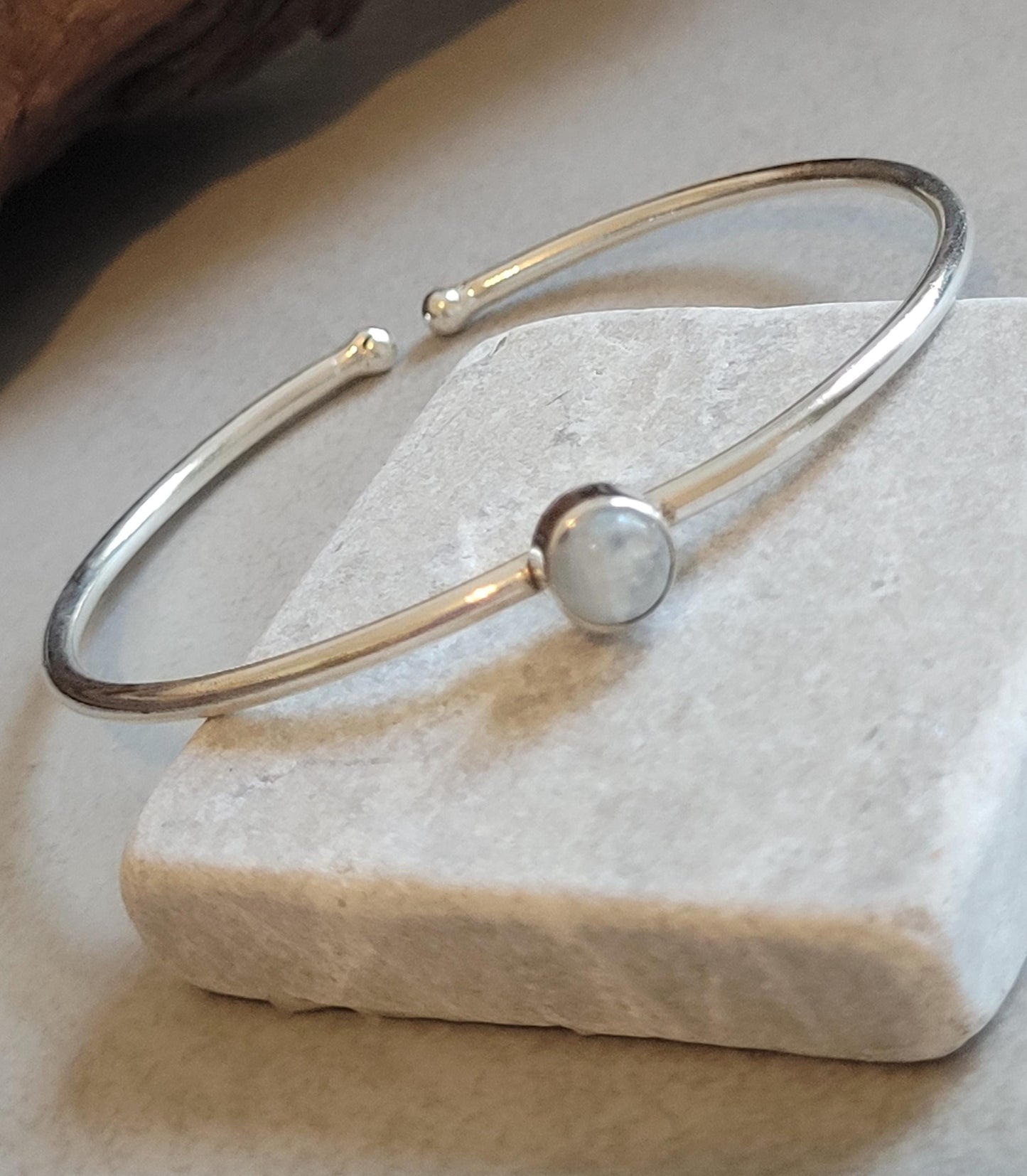 Silver bangle / Cute bracelet / Bracelet / Silver / Gift idea / Boho / Minimal / Minimalist / Minimal / Elegant / Stackable