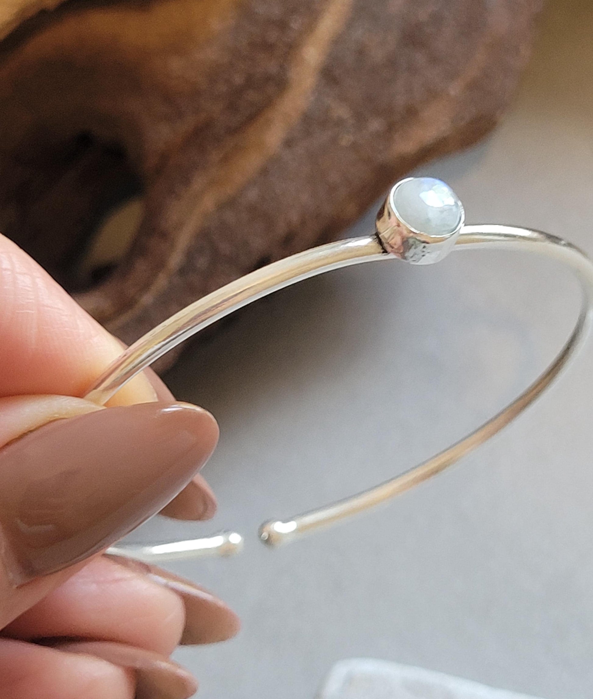 Silver bangle / Cute bracelet / Bracelet / Silver / Gift idea / Boho / Minimal / Minimalist / Minimal / Elegant / Stackable