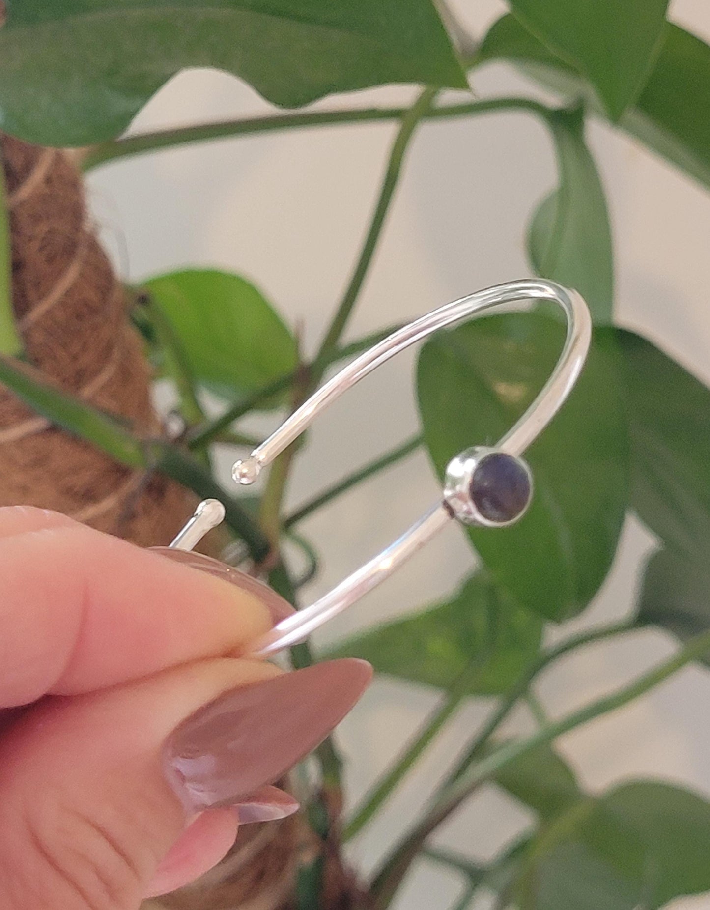 Silver bangle /Cute bracelet / Bracelet / Gift idea / Boho / Minimal / Minimalist / Minimal / Elegant / Stackable