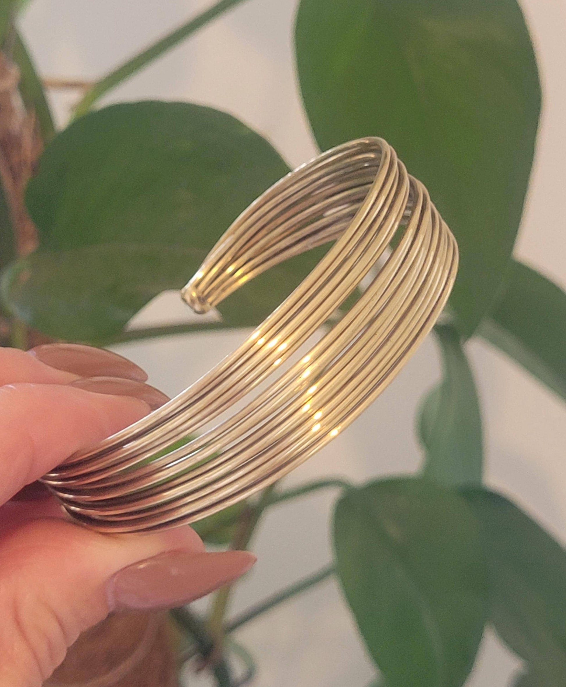 Brass bracelet / Detailed bracelet / Bangle Cuff / Simple / Minimal / Minimalist jewellery / Gift / Ethnic