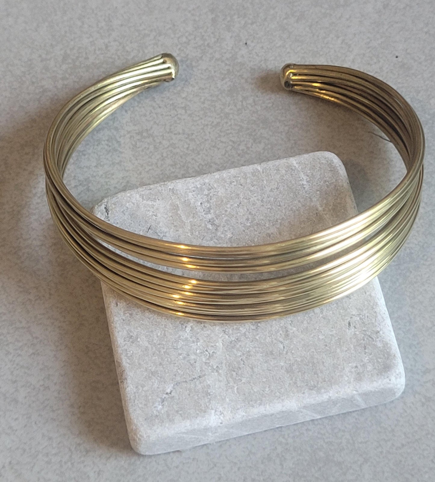 Brass bracelet / Detailed bracelet / Bangle Cuff / Simple / Minimal / Minimalist jewellery / Gift / Ethnic