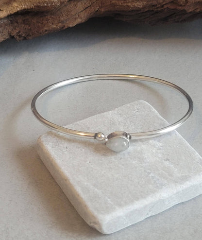 Silver bangle / Silver bracelet / Bracelet / Silver / Cute/ Boho / Minimal / Minimalist / Minimal / Elegant / Stackable