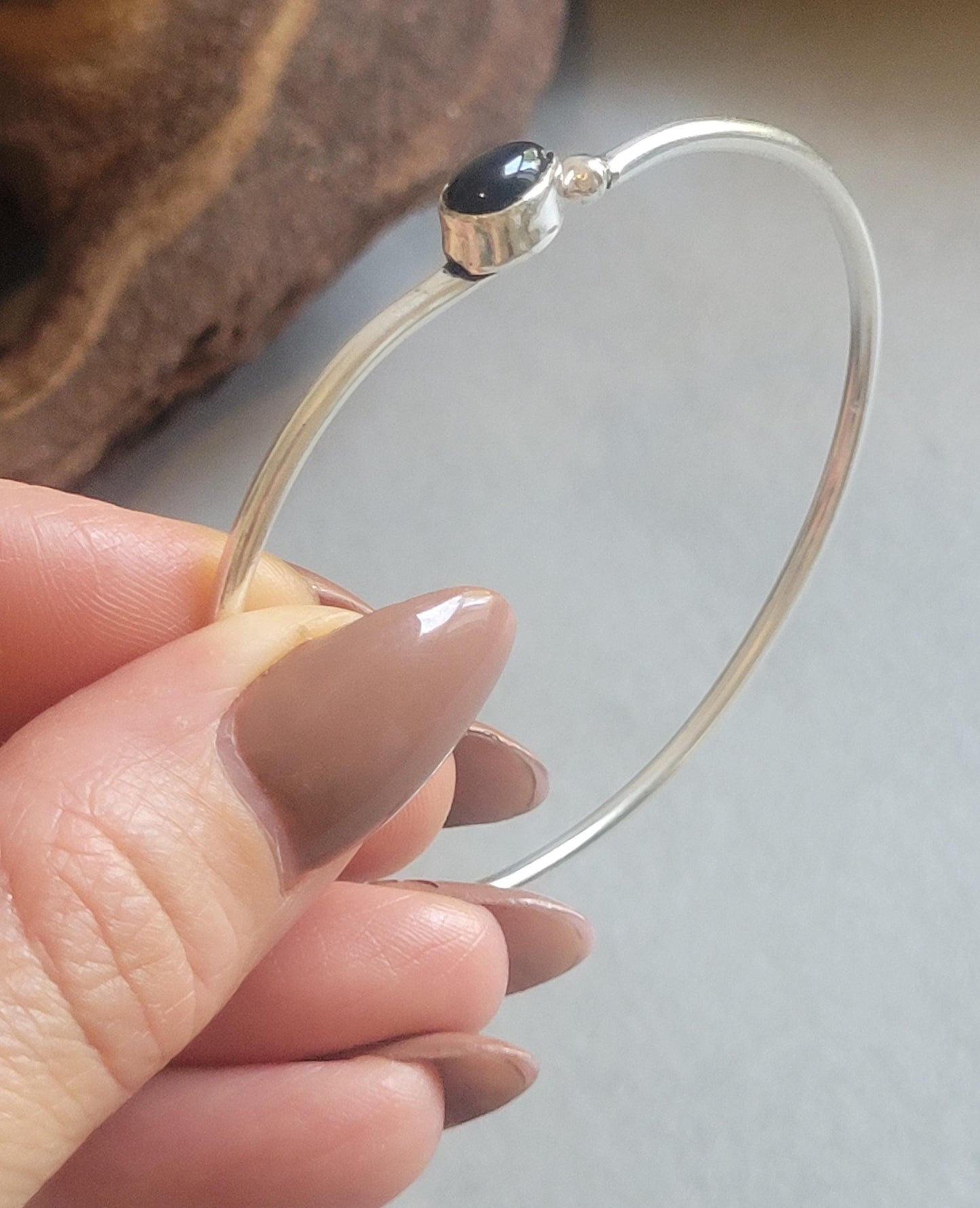 Silver bangle / Silver bracelet / Bracelet / Silver / Cute/ Boho / Minimal / Minimalist / Minimal / Elegant / Stackable