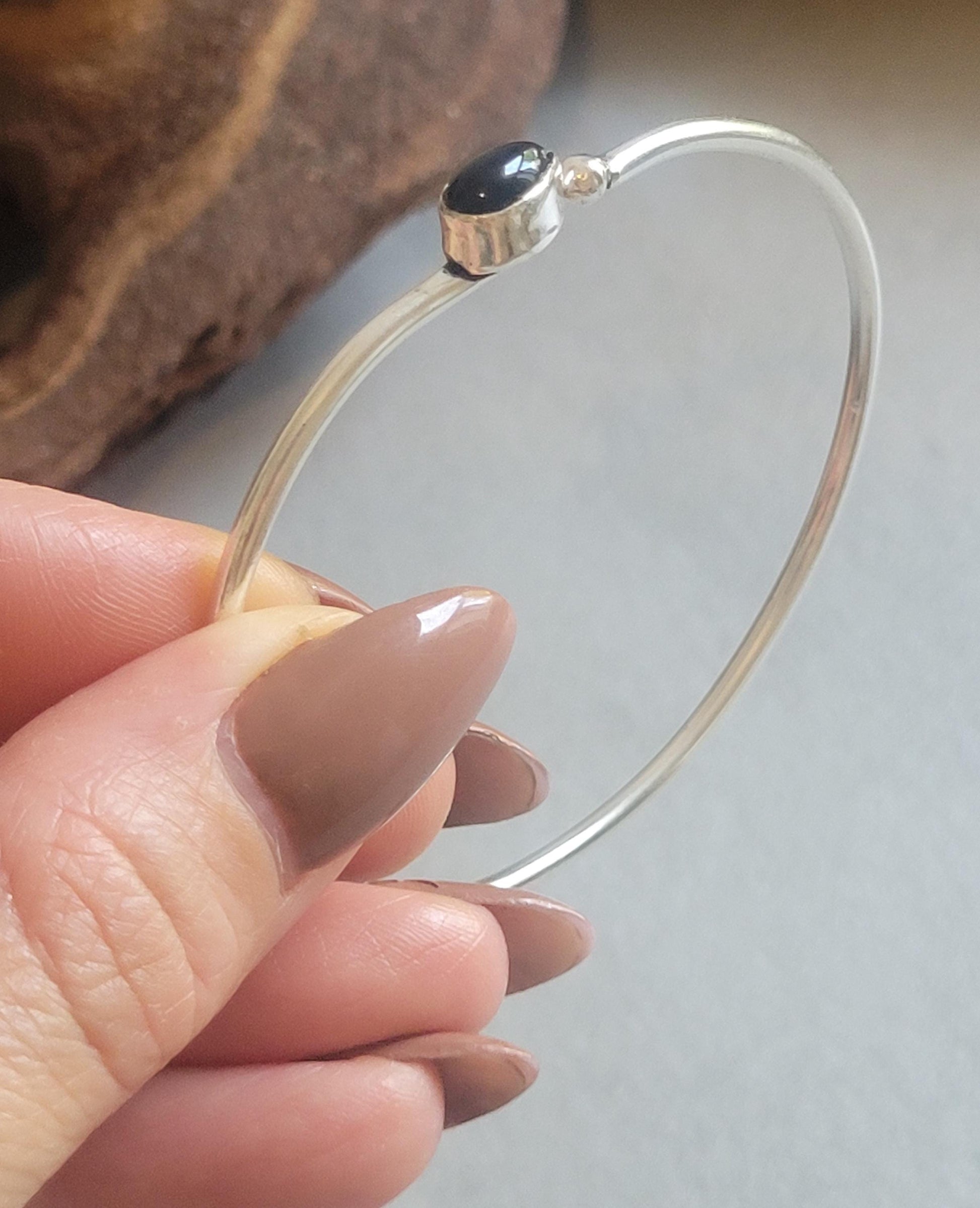 Silver bangle / Silver bracelet / Bracelet / Silver / Cute/ Boho / Minimal / Minimalist / Minimal / Elegant / Stackable
