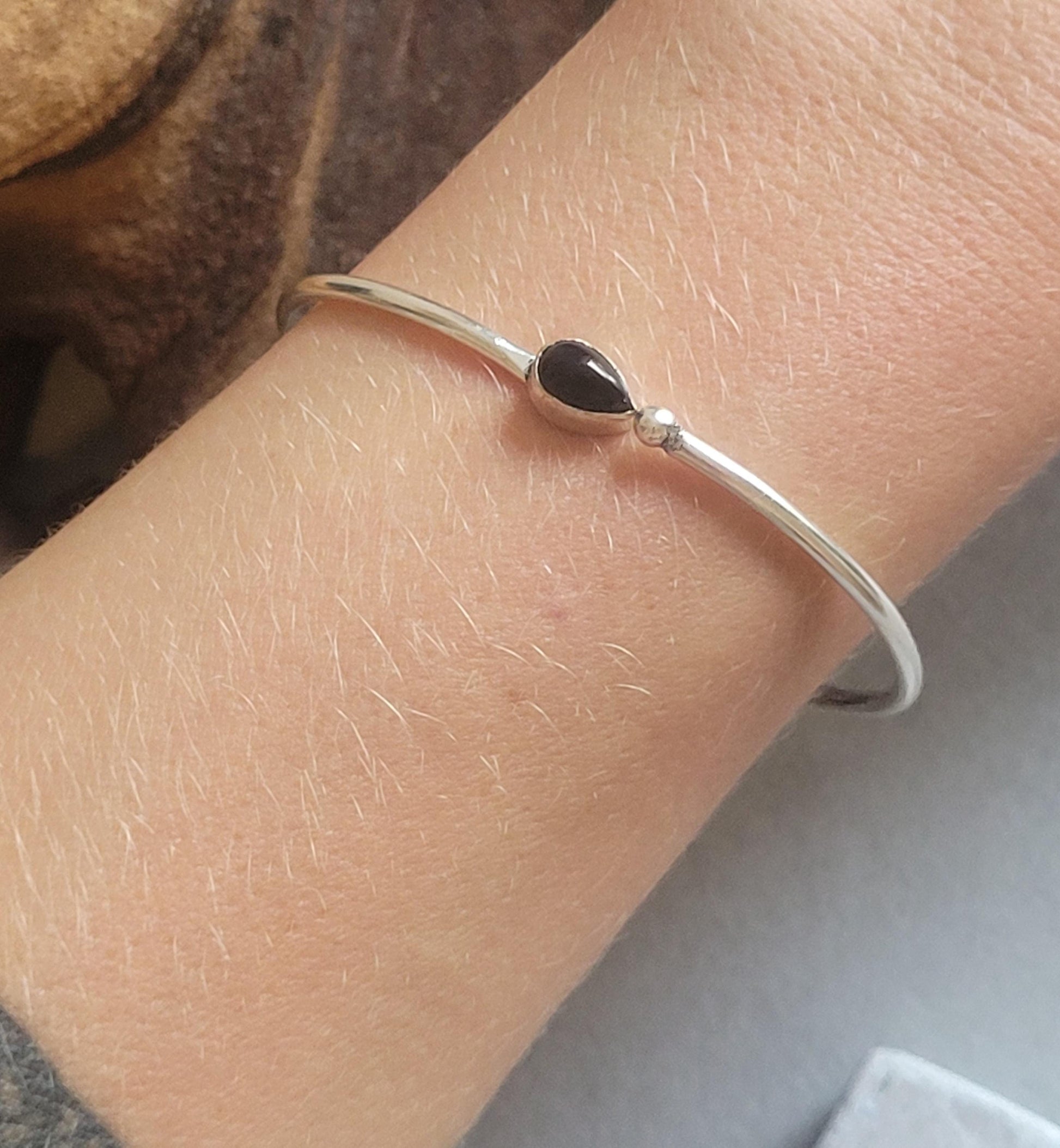 Silver bangle / Silver bracelet / Bracelet / Silver / Cute/ Boho / Minimal / Minimalist / Minimal / Elegant / Stackable