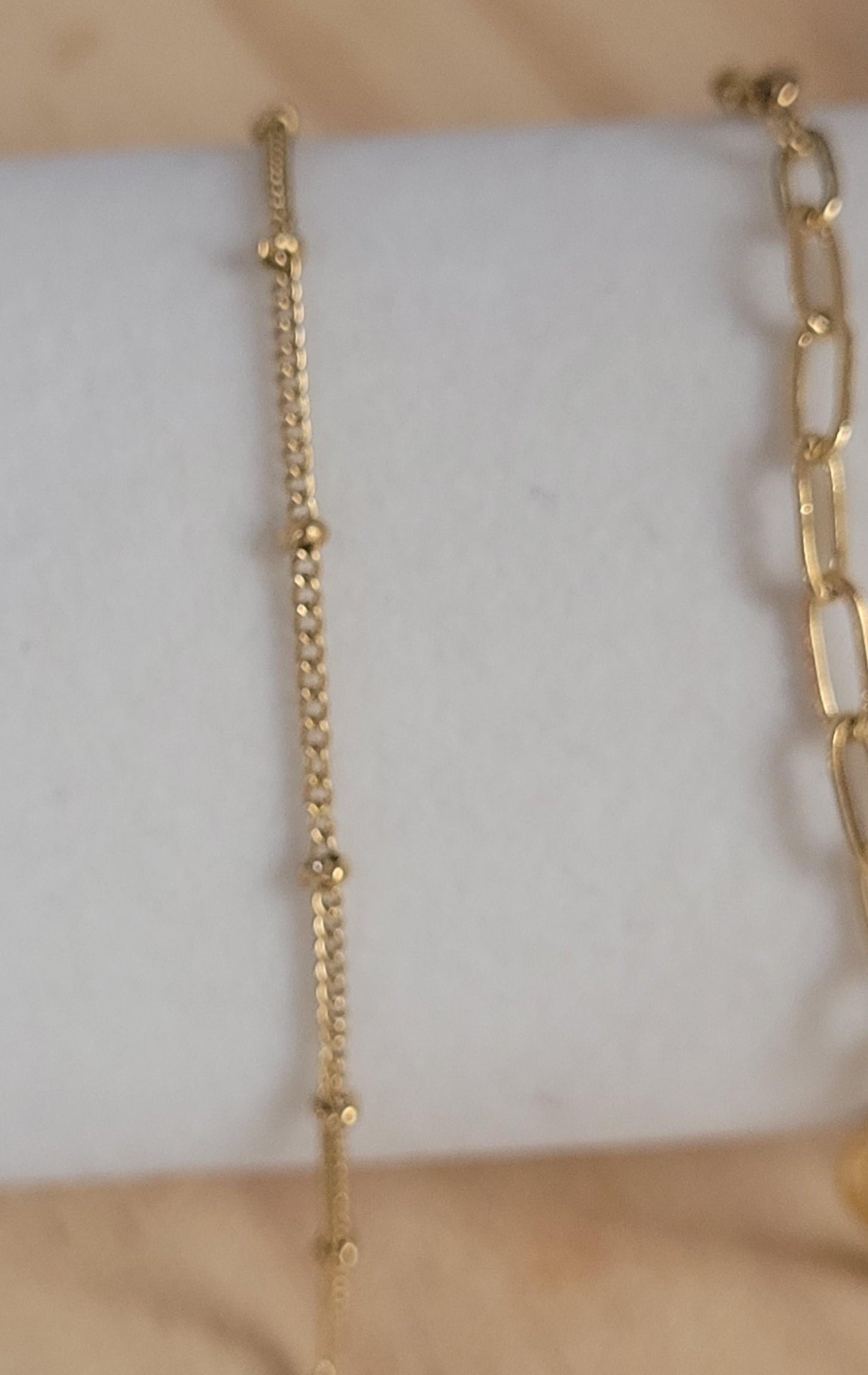 Gold bracelet stack / Chain bracelets / Bracelet set / Minmalist