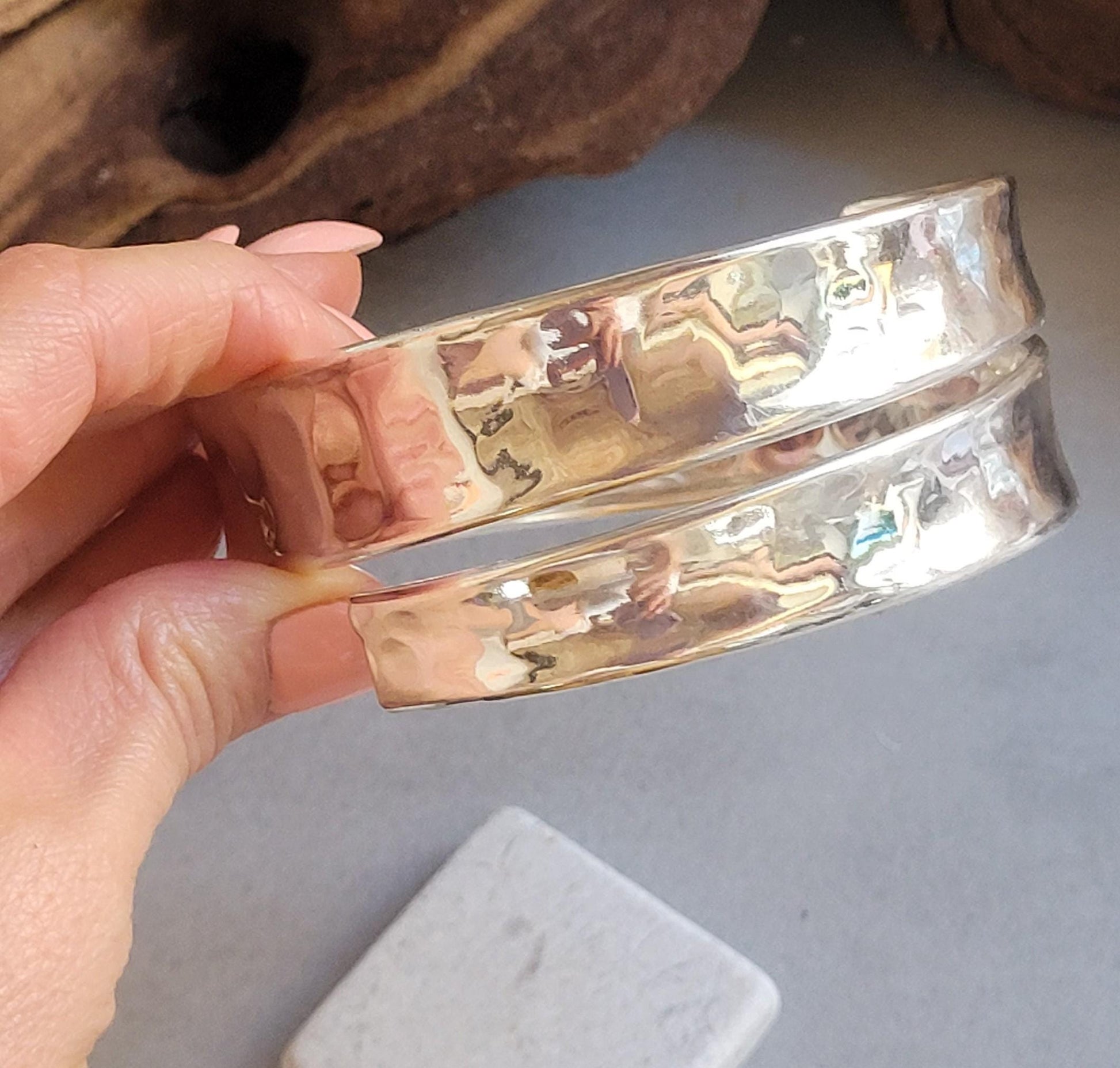 Silver armlet / upper arm jewellery / Statement piece