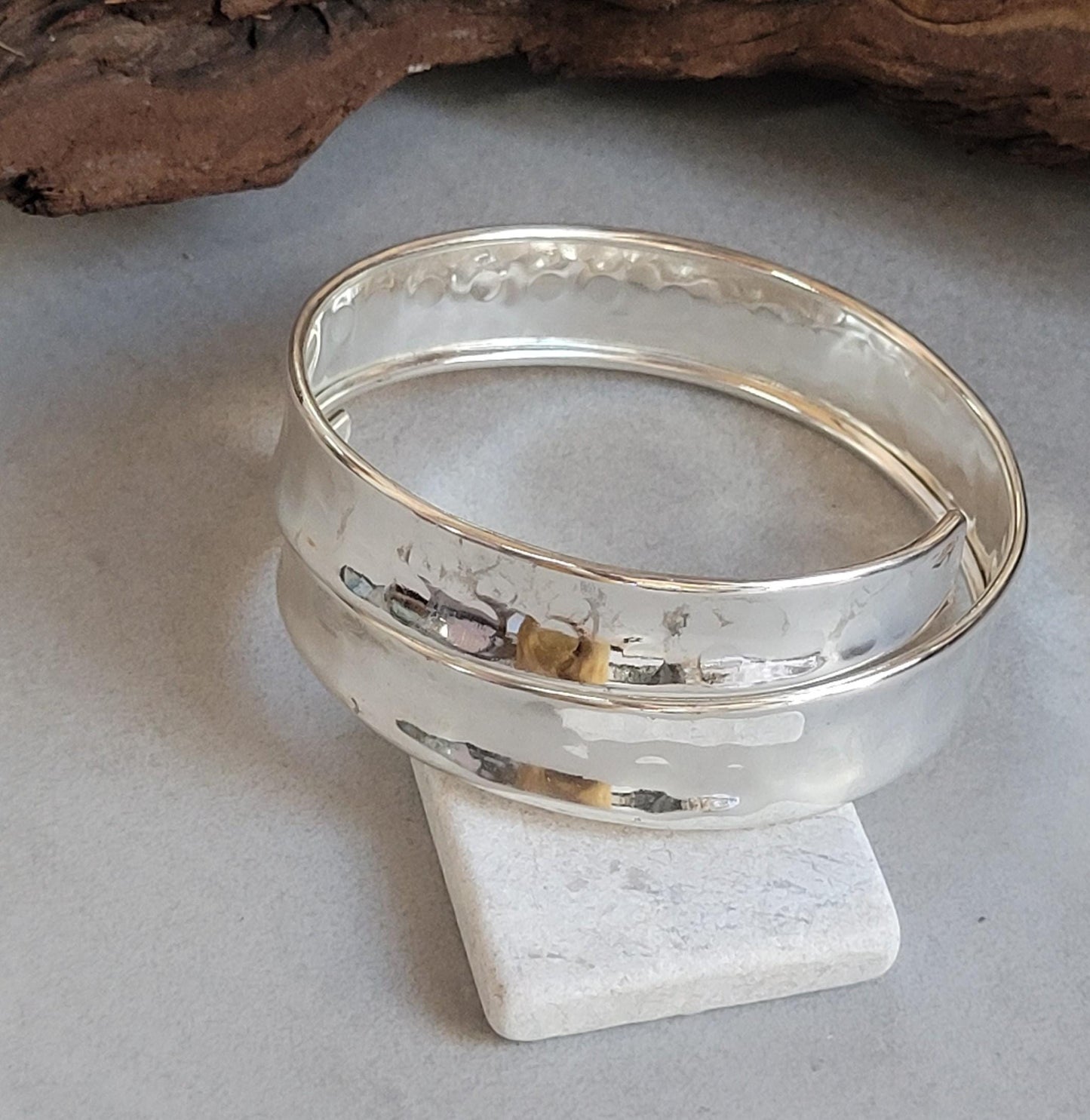 Silver armlet / upper arm jewellery / Statement piece