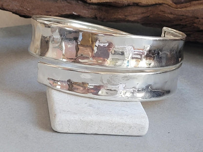 Silver armlet / upper arm jewellery / Statement piece