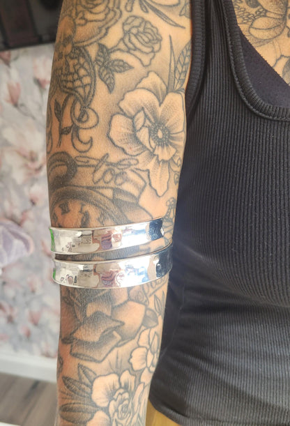 Silver armlet / upper arm jewellery / Statement piece