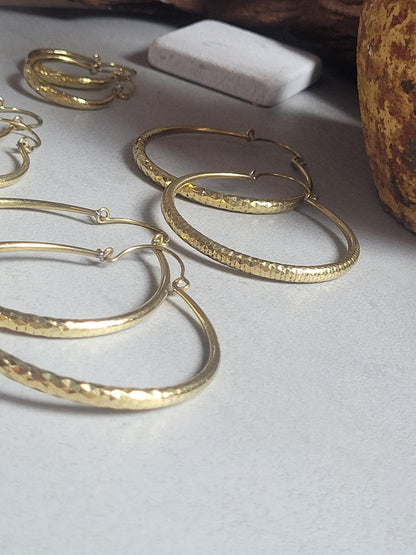 Silver hoops / Thick hoops / Ethnic jewellery / Boho style / Festival / Gift / Small hoops / Large hoops / Detailed