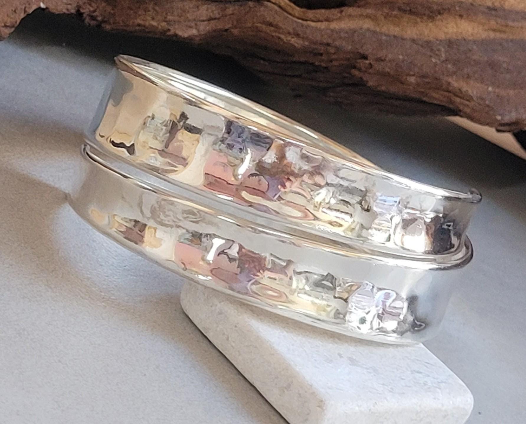 Silver armlet / upper arm jewellery / Statement piece