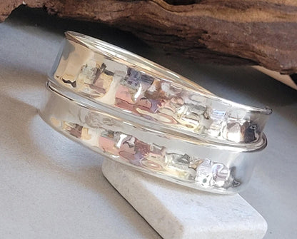 Silver armlet / upper arm jewellery / Statement piece