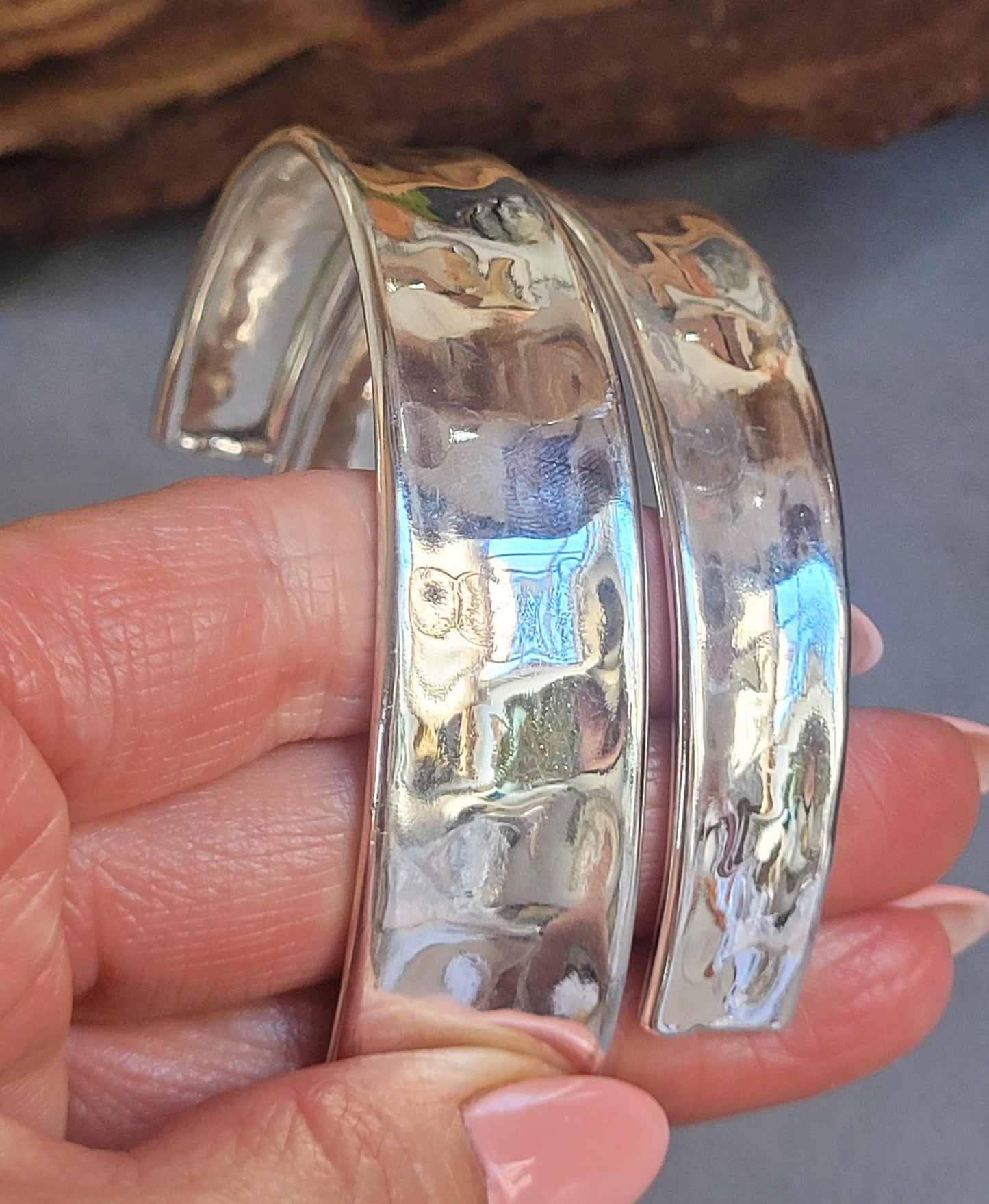 Silver armlet / upper arm jewellery / Statement piece