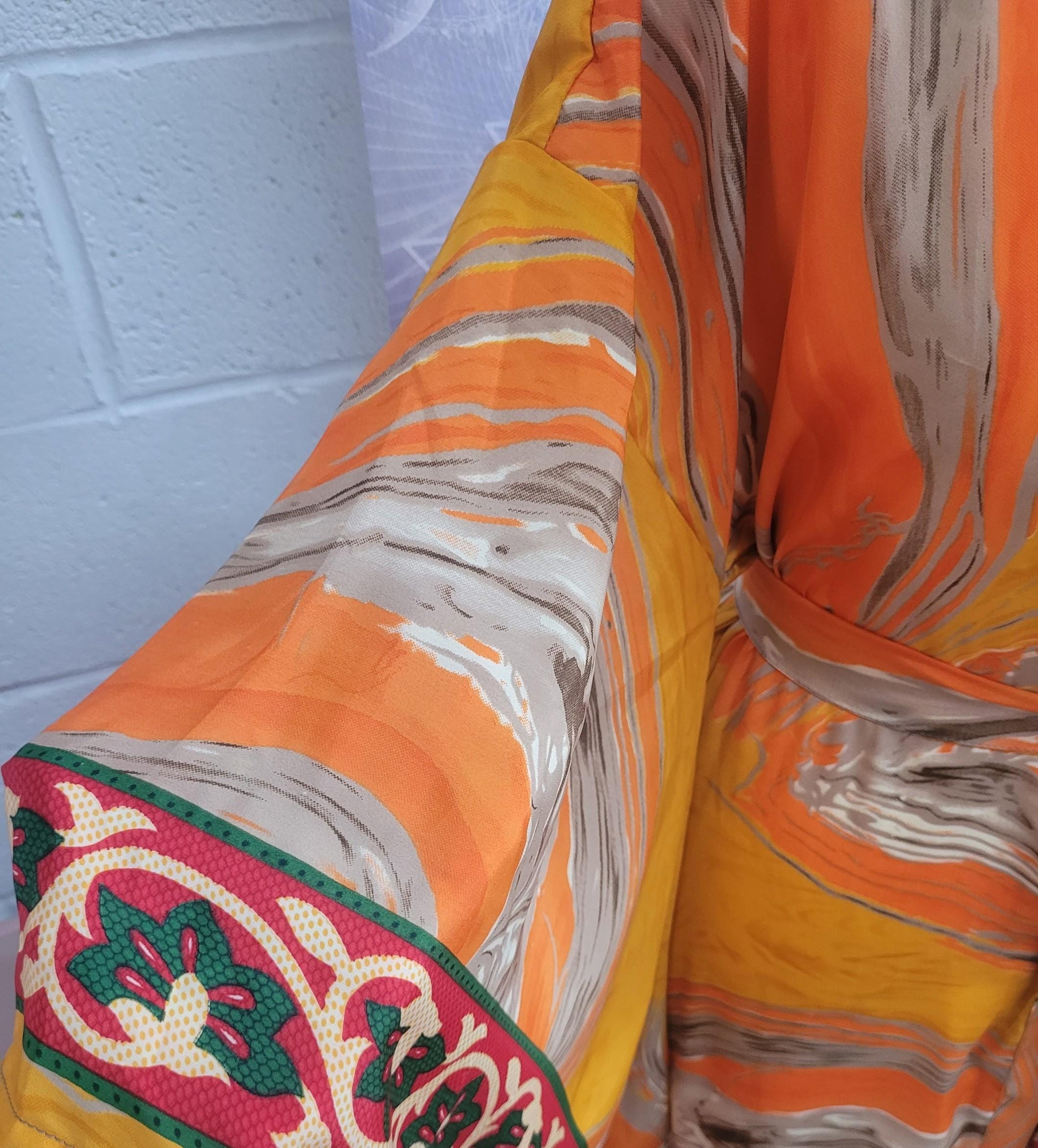Handmade Bamboo Silk Kimono Robe: Bohemian Bridal Gift / Christmas boxed gift