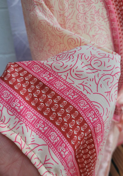 Handmade Bamboo Silk Kimono Robe: Bohemian Bridal Gift