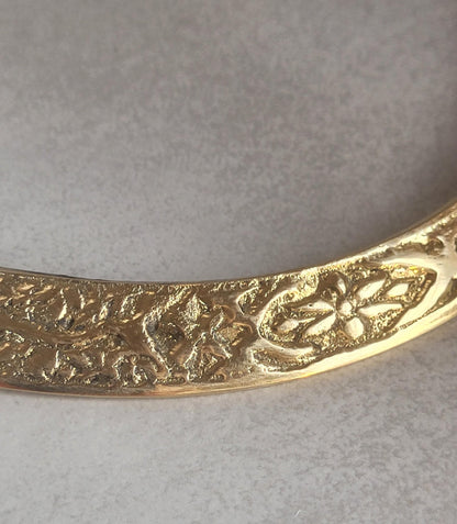 Brass choker necklace: Statement jewelry/ Gift for her