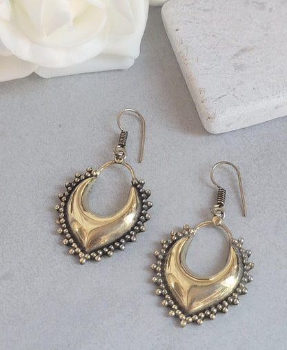 Dangle earrings/ Brass jewellery/ Gift for her / Nickel free