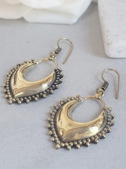 Dangle earrings/ Brass jewellery/ Gift for her / Nickel free