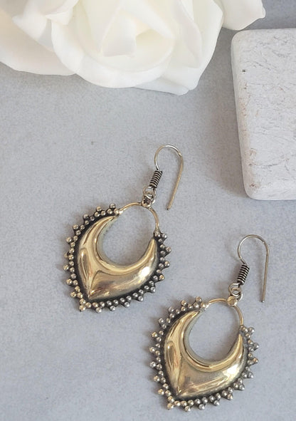 Dangle earrings/ Brass jewellery/ Gift for her / Nickel free