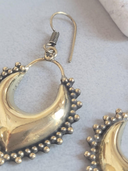 Dangle earrings/ Brass jewellery/ Gift for her / Nickel free