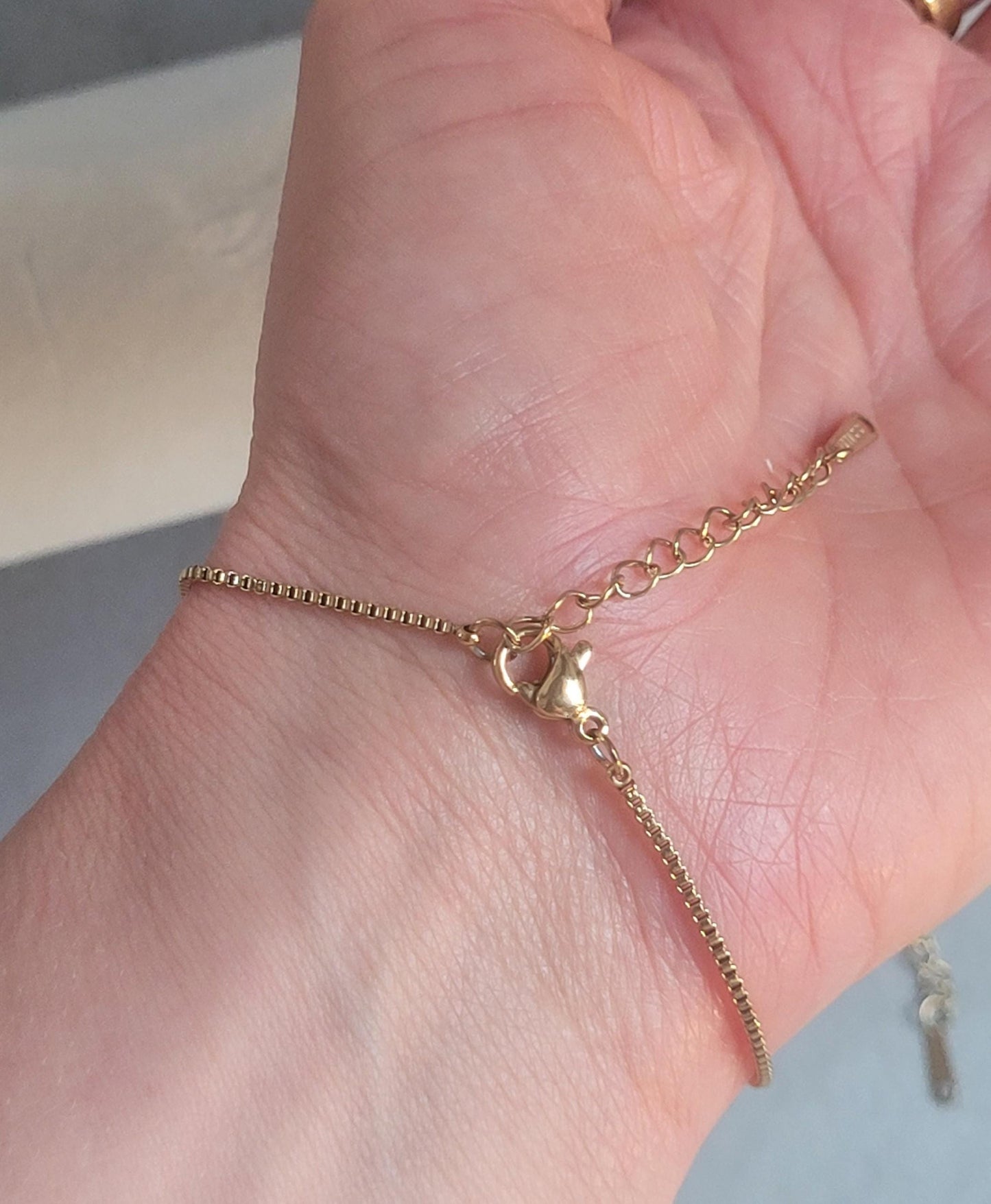Golden Cross pendant bracelet/ Gift idea