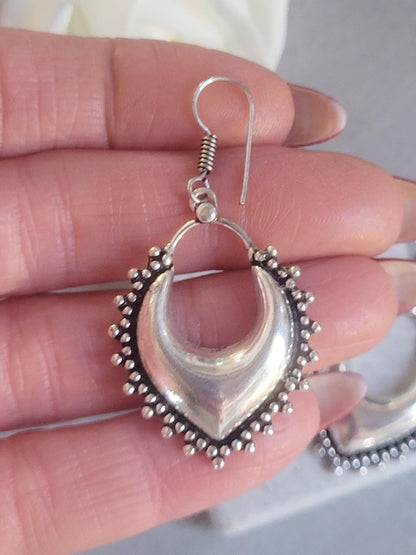 Dangle earrings/ Silver jewelery/ Gift for her / Hypoallergenic earrings