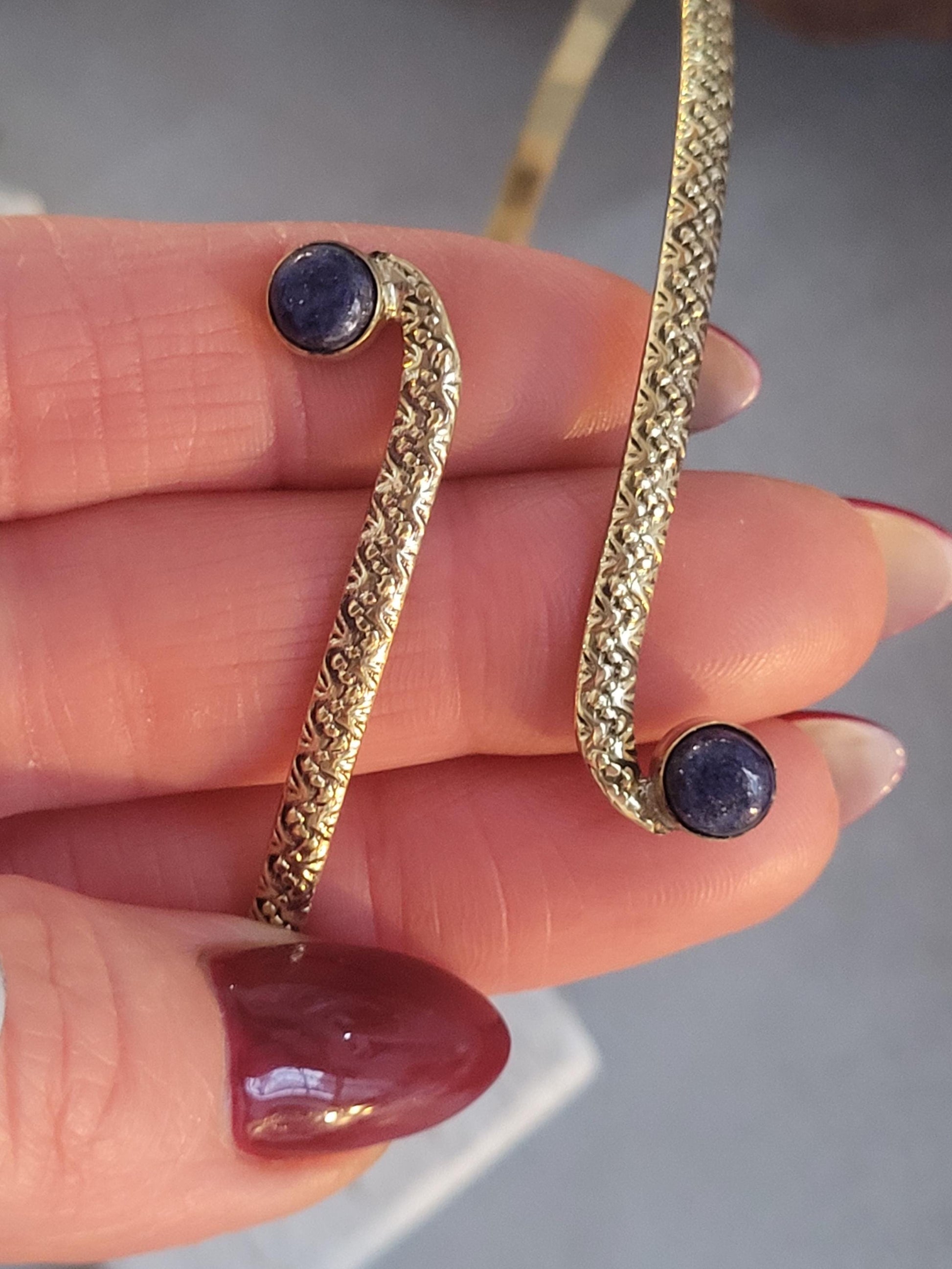 Brass arm cuff / Adjustable upper arm bracelet/ Gift idea