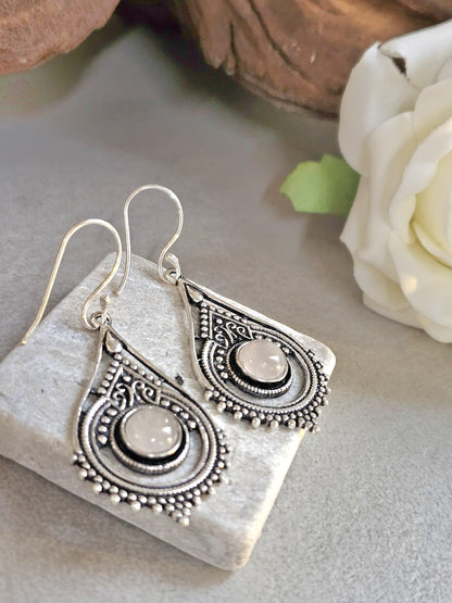 Silver earrings / Gift for her / Hypoallergenic jewelry