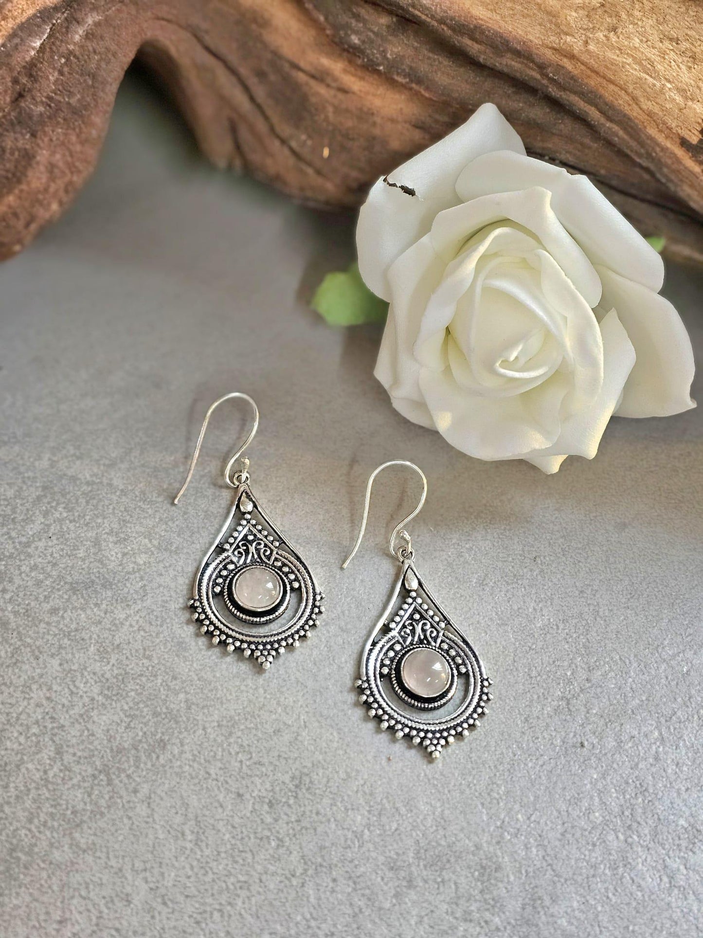 Silver earrings / Gift for her / Hypoallergenic jewelry