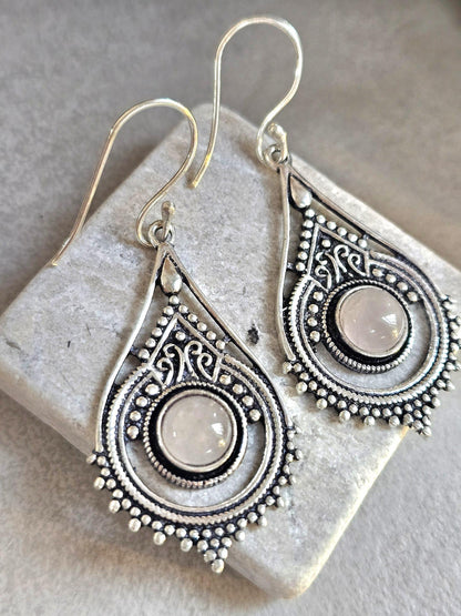 Silver earrings / Gift for her / Hypoallergenic jewelry