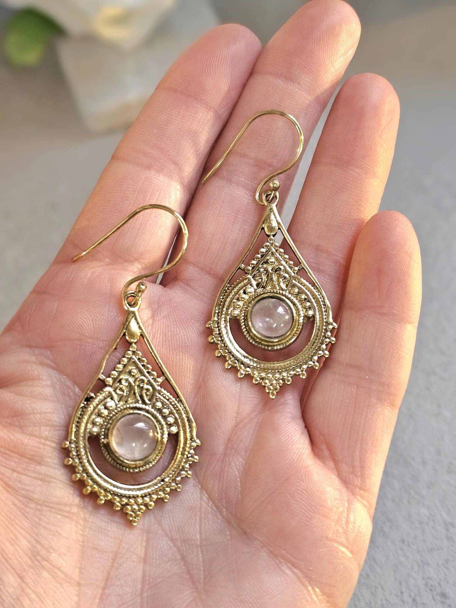 Boho earrings / Gift for her / Hypoallergenic jewelry