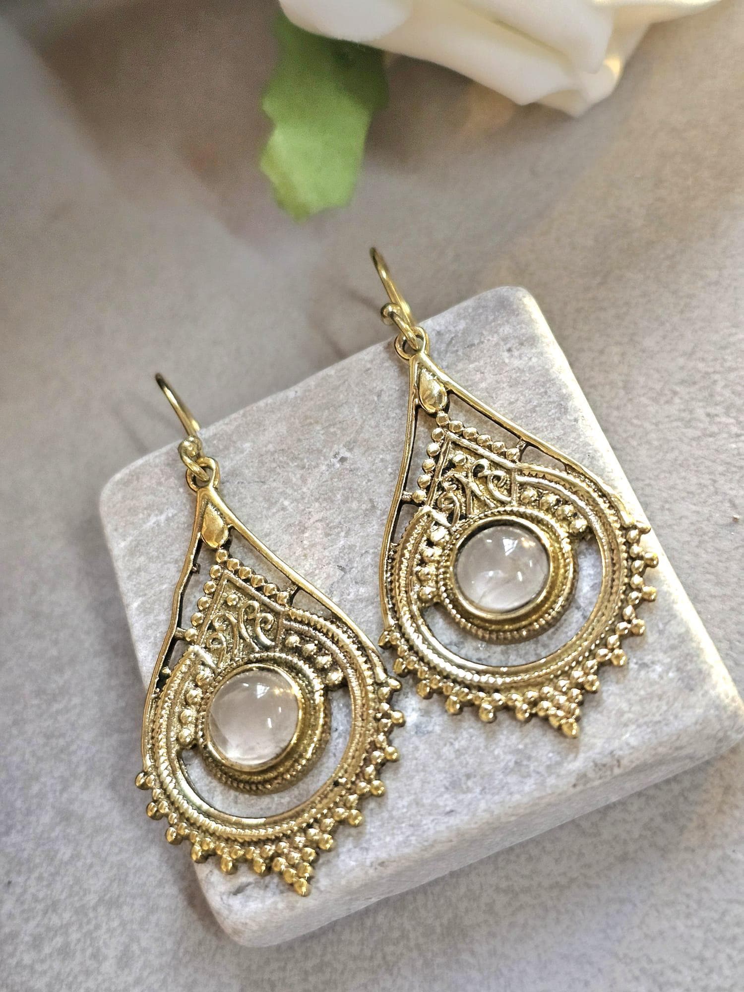 Boho earrings / Gift for her / Hypoallergenic jewelry