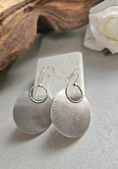Silver plated boho earrings / Gift for her / Hypoallergenic nickel free jewelry / Bohemian