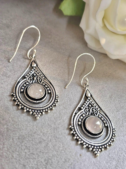 Silver earrings / Gift for her / Hypoallergenic jewelry