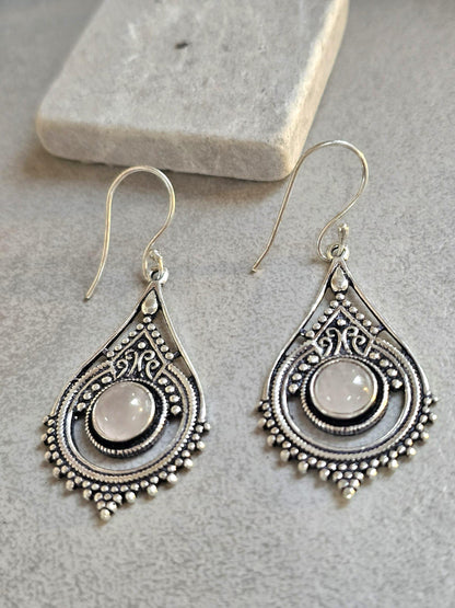 Silver earrings / Gift for her / Hypoallergenic jewelry