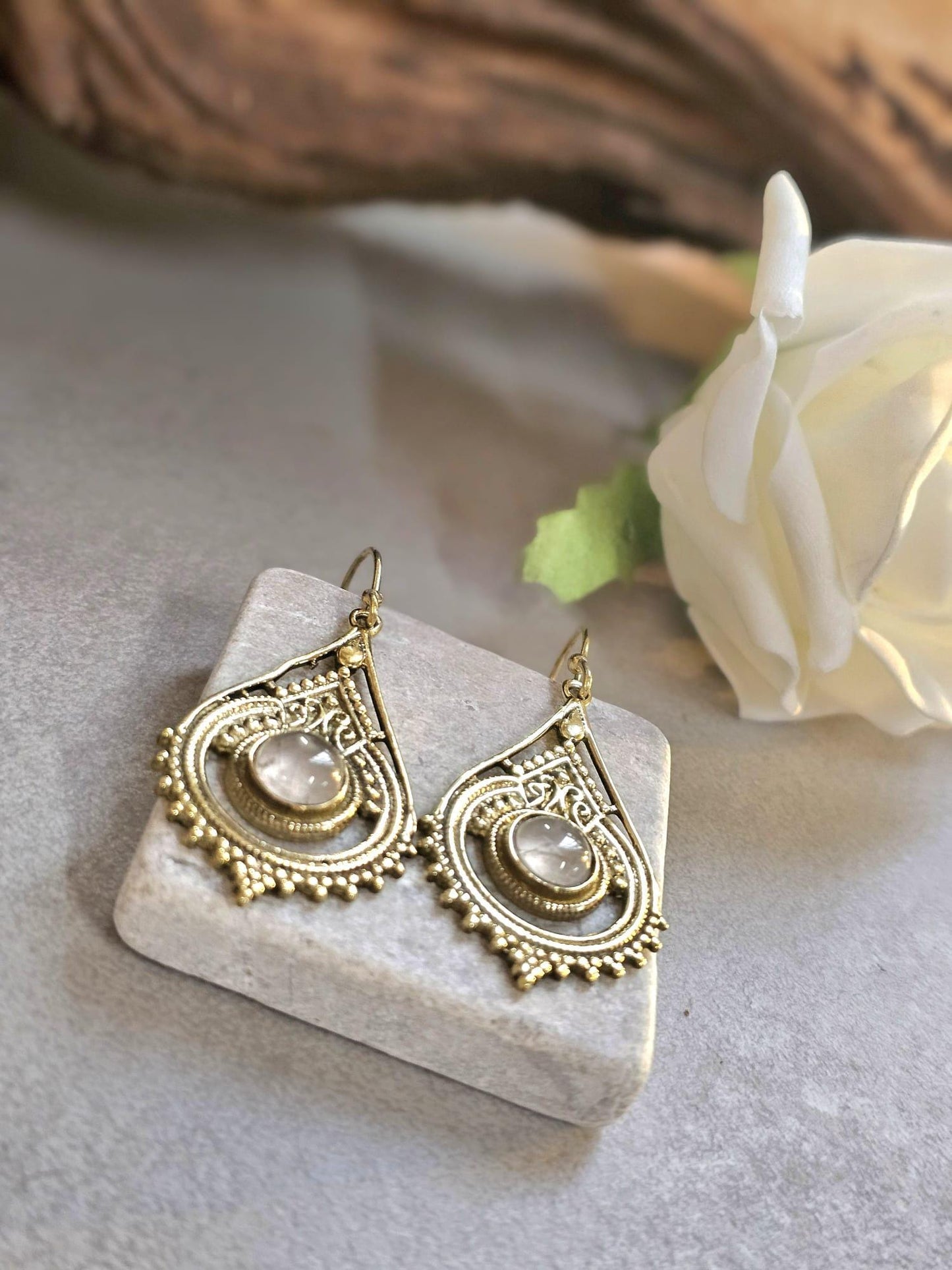 Boho earrings / Gift for her / Hypoallergenic jewelry