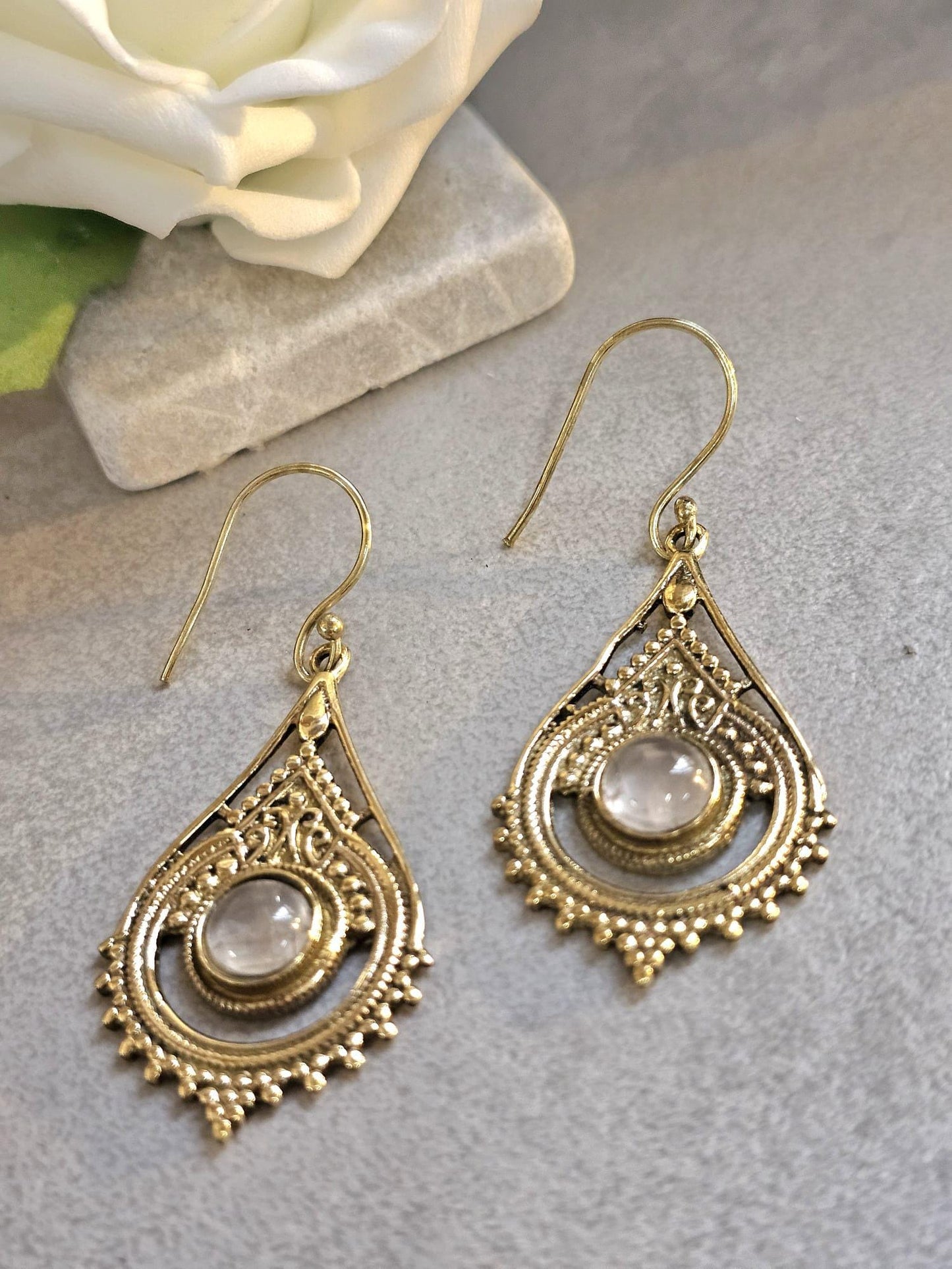 Boho earrings / Gift for her / Hypoallergenic jewelry