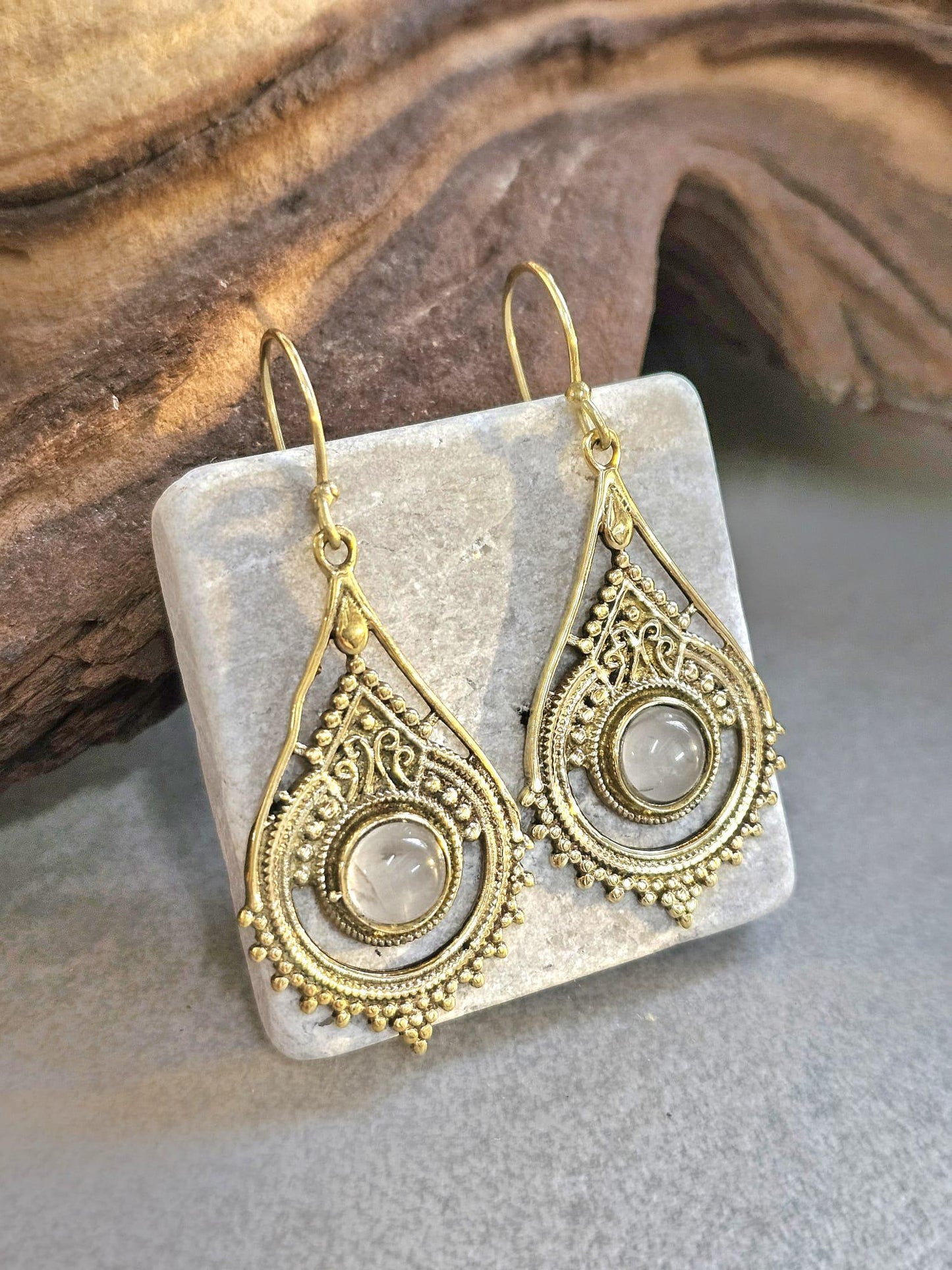 Boho earrings / Gift for her / Hypoallergenic jewelry