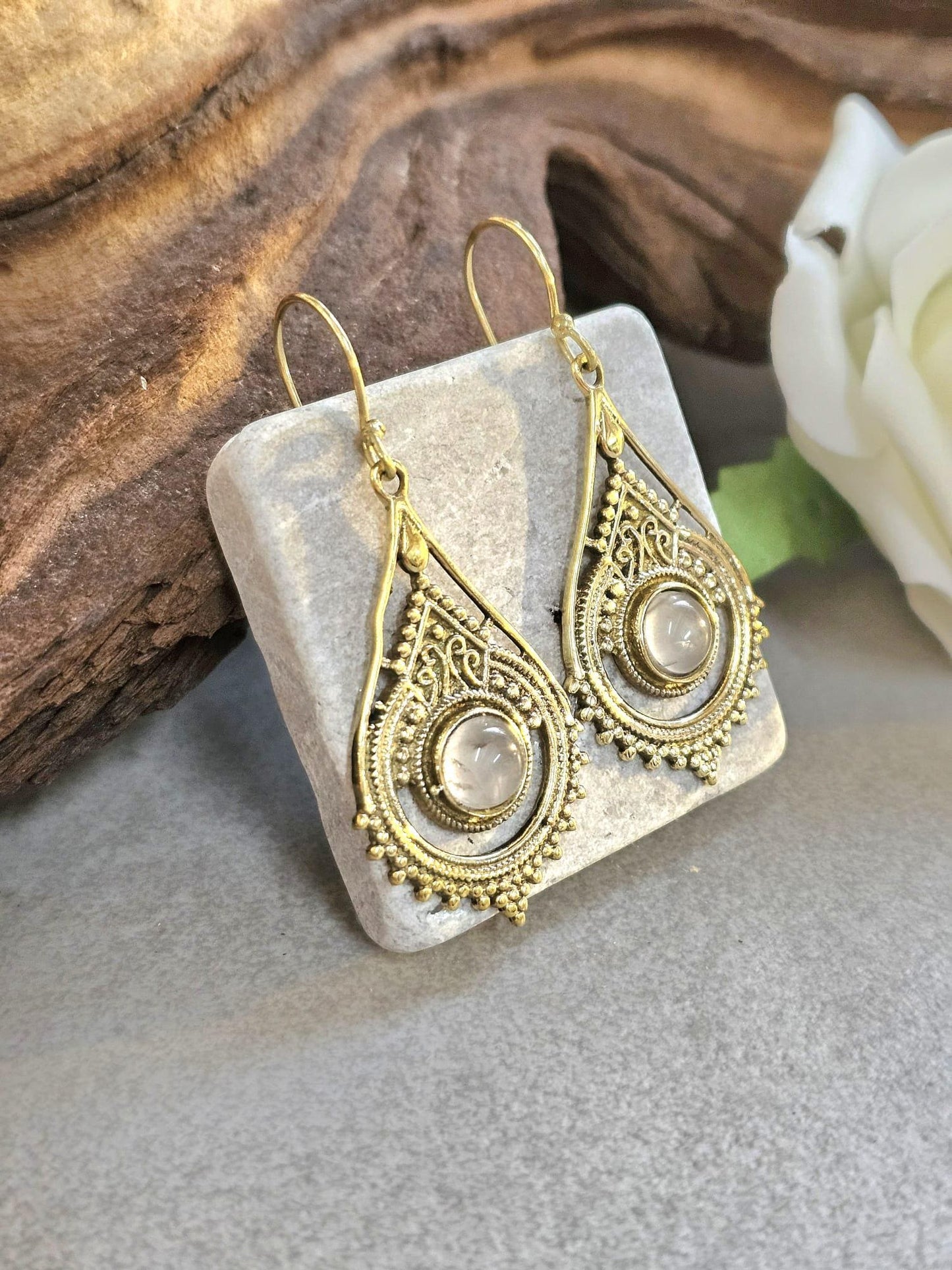 Boho earrings / Gift for her / Hypoallergenic jewelry