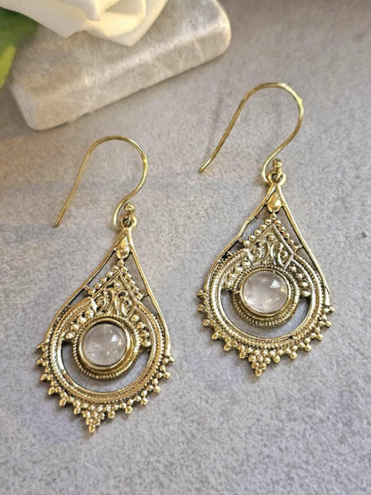Boho earrings / Gift for her / Hypoallergenic jewelry
