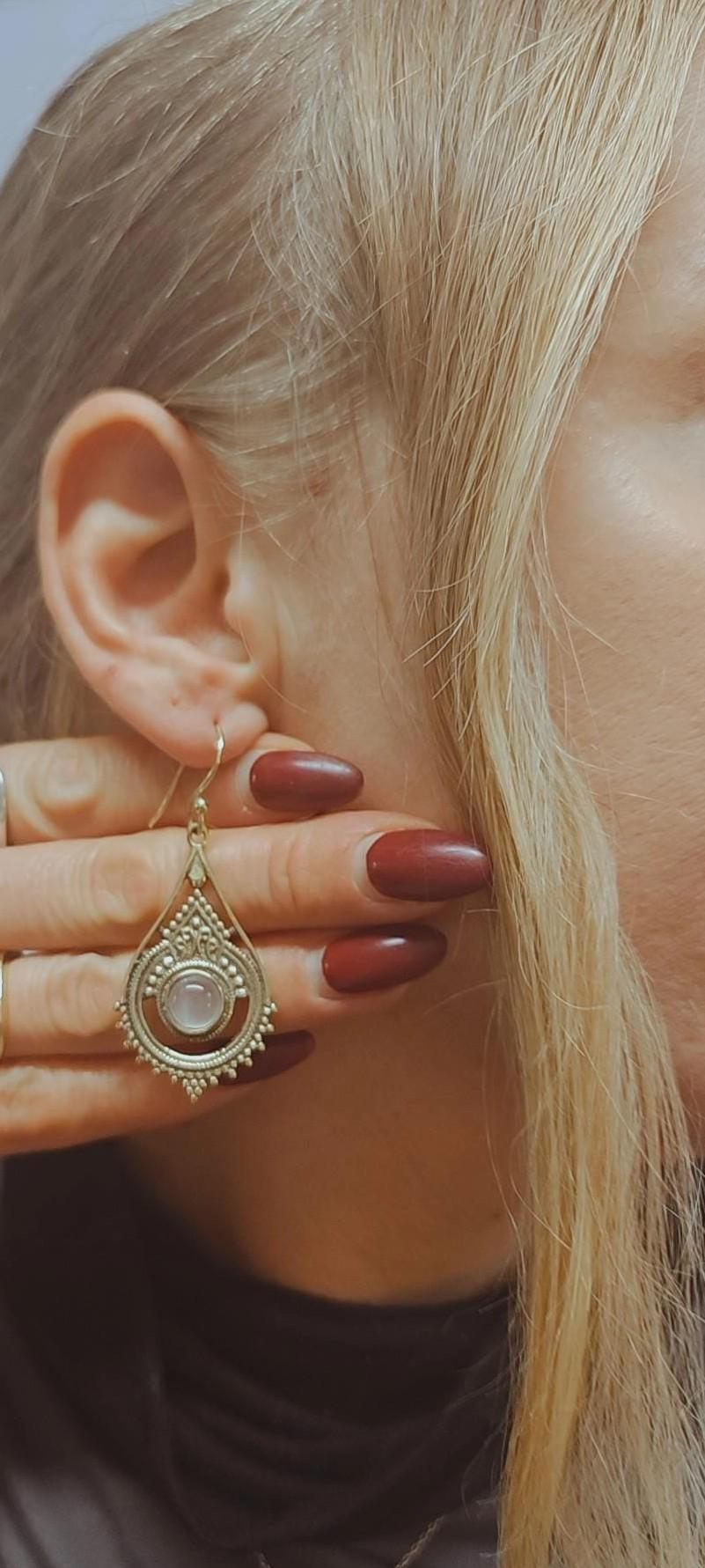 Boho earrings / Gift for her / Hypoallergenic jewelry