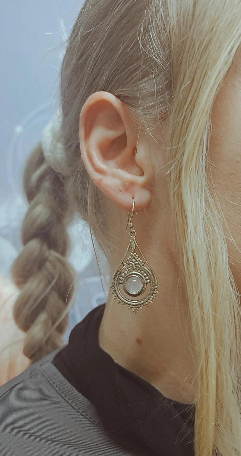 Boho earrings / Gift for her / Hypoallergenic jewelry